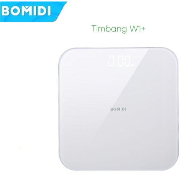 BOMIDI W1+ Timbangan Berat Badan Elektrik With USB Digital 180KG Weight Body Scale LCD LED Display E