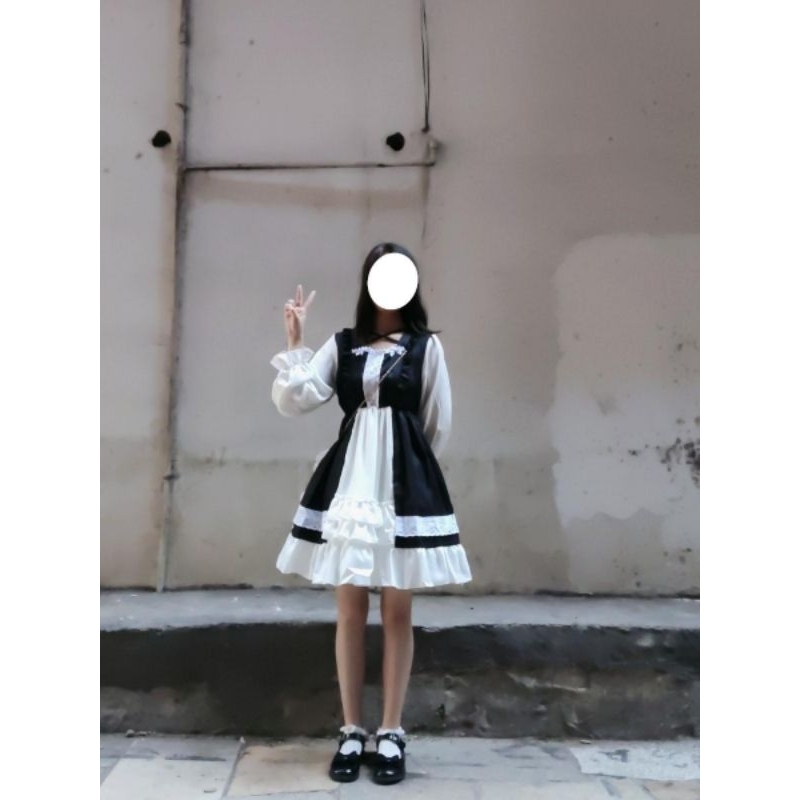 [MikanHiro Store] Japanese Lolita Pink Cute Soft Girl Long Sleeve and Short Sleeve