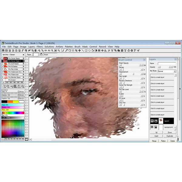 Pixarra TwistedBrush Pro Studio 2023 Full Lisensi Lifetime Software Lukisan Digital Panting Desain Tools