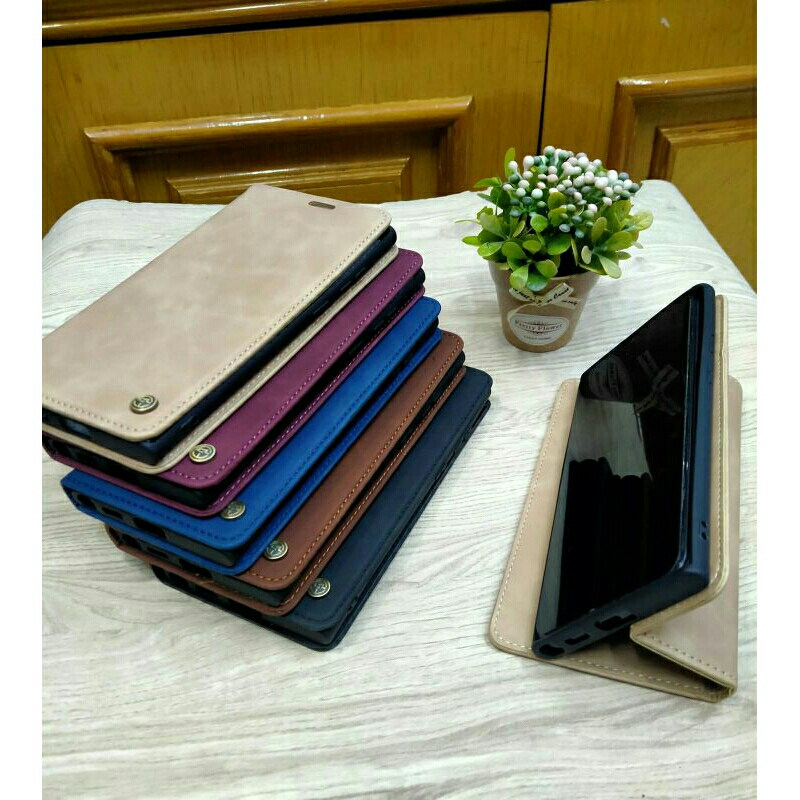 FLIP COVER PREMIUM DOMPET MAGNETIC SAMSUNG S22+ / S22ultra / S23 / A04