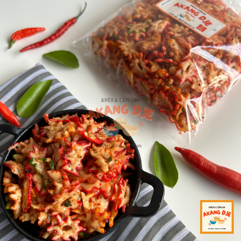 

KERIPIK SEBRING BINTANG PEDAS 250 GRAM - AKANG DJE