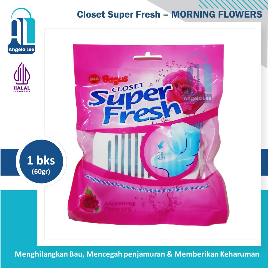 Bagus Closet Super Fresh Kamper Pengharum Kloset Duduk Toilet 60gr