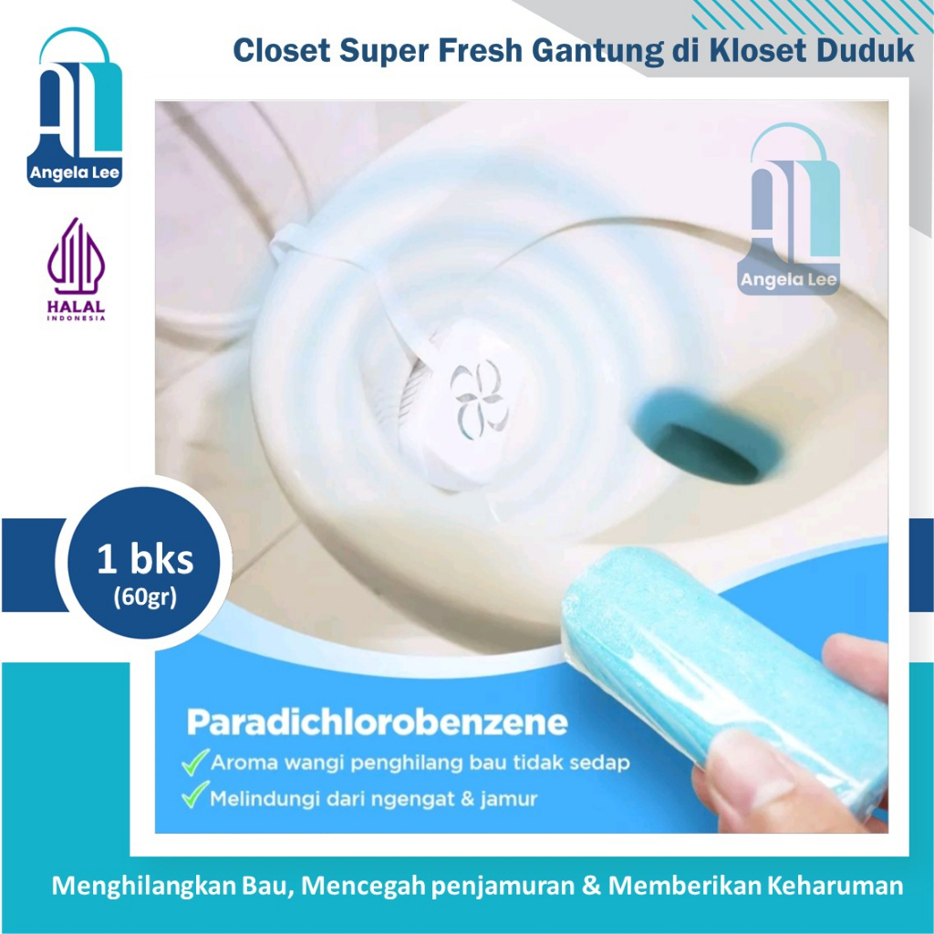 Bagus Closet Super Fresh Kamper Pengharum Kloset Duduk Toilet 60gr