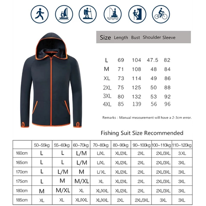 Hydrophobic Trail Running Jaket Coat Cycling hooded sepeda lari WHITE