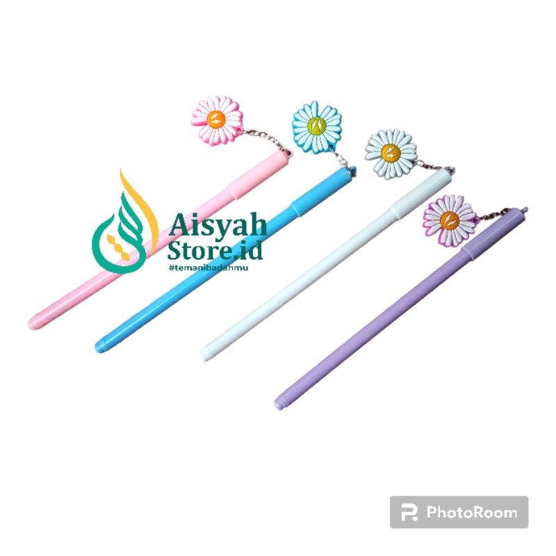 

Pulpen Gel Gantungan karakter bunga daisy