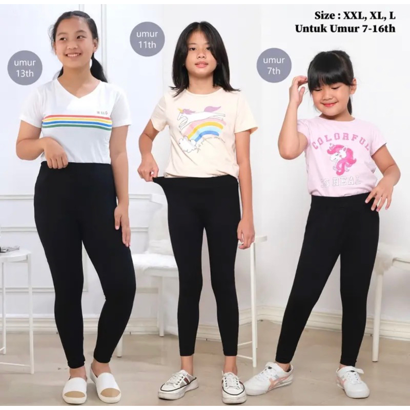 COD LEGGING PANJANG ANAK / LEGGING ANAK IMPORT / LEJING ANAK PREMIUM / LEGGING ANAK KEKINIAN / LEJING ANAK POLOS PANJANG TEBAL