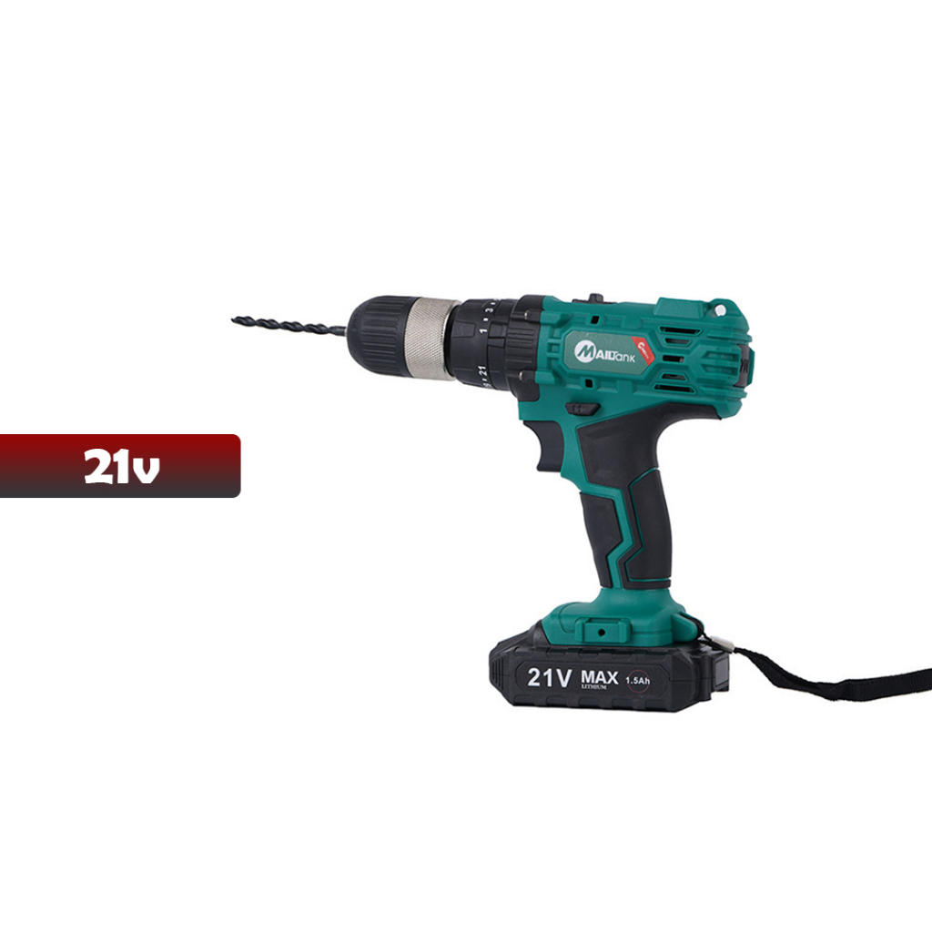 Mailtank SH-215  Cordless Drill Bor Mesin Bor 21V-YOSINOGAWA Baterai Pengeboran Dan Mata Obeng Angin