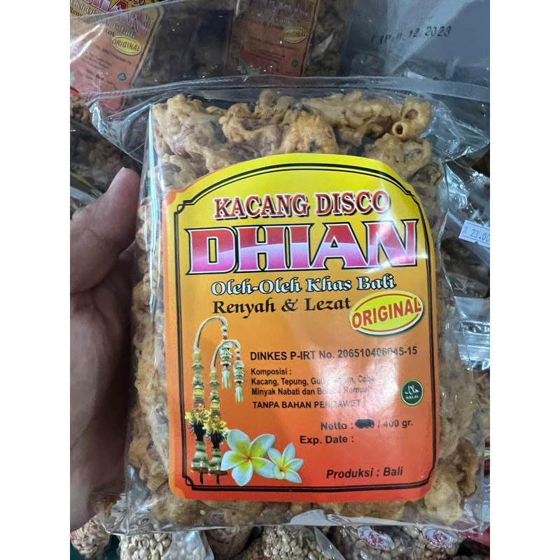 

KACANG DISCO DHIAN ORIGINAL 400 GRAM