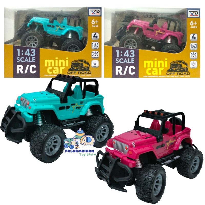 Mainan Mobil Remot Kontrol Mini Car RC Rock Crawler Jeep Off Road