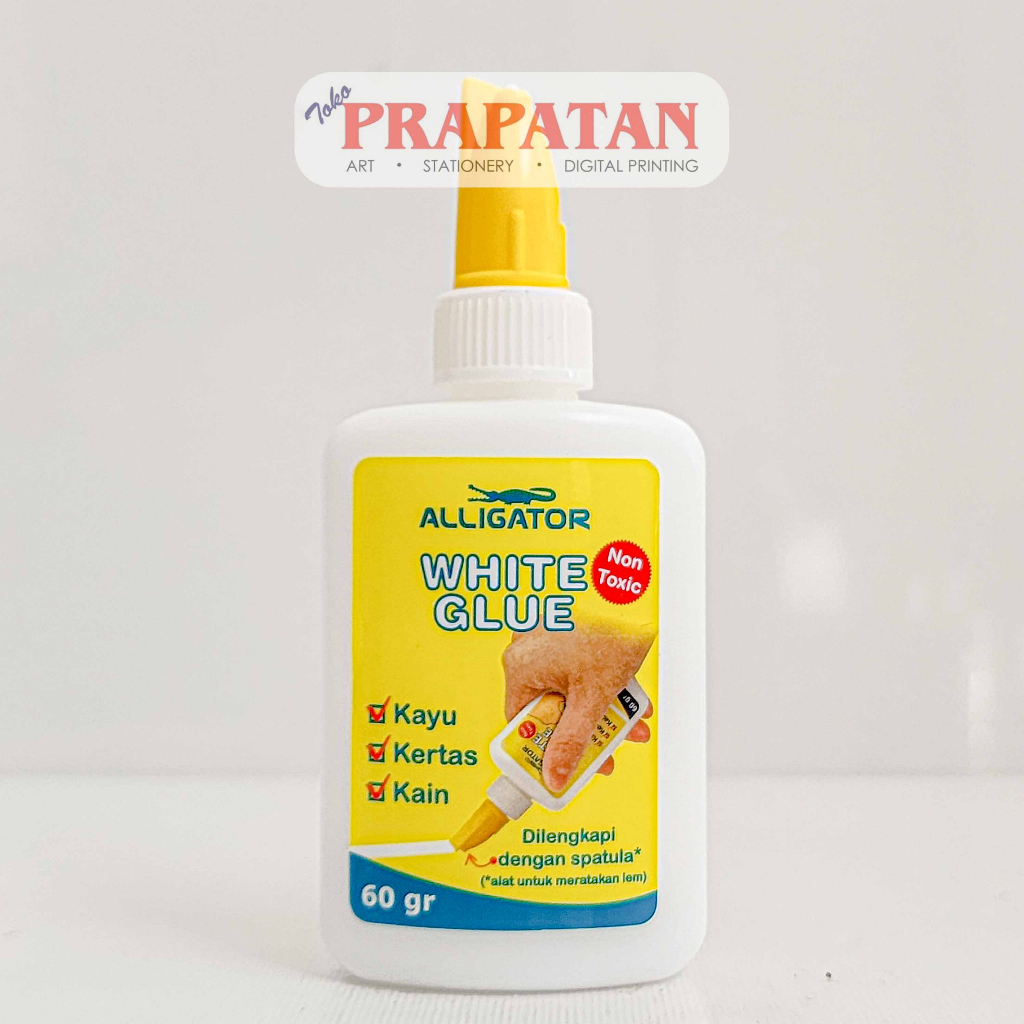 

Lem Putih Alligator 60g | White Glue | Lem Cair