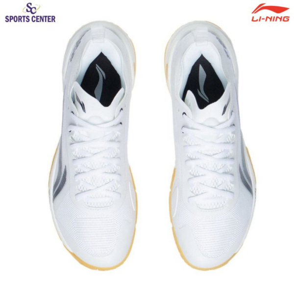 {MixaStore} New Sepatu Badminton Lining JF-01 / JF01 Blast Pro AYAS012 White Limited