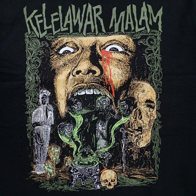 Tshirt KELELAWAR MALAM - LIVE AT BOJAKRAMA Limited