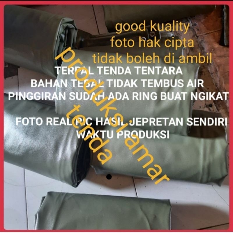 terpal tenda tentara 4x7 meter