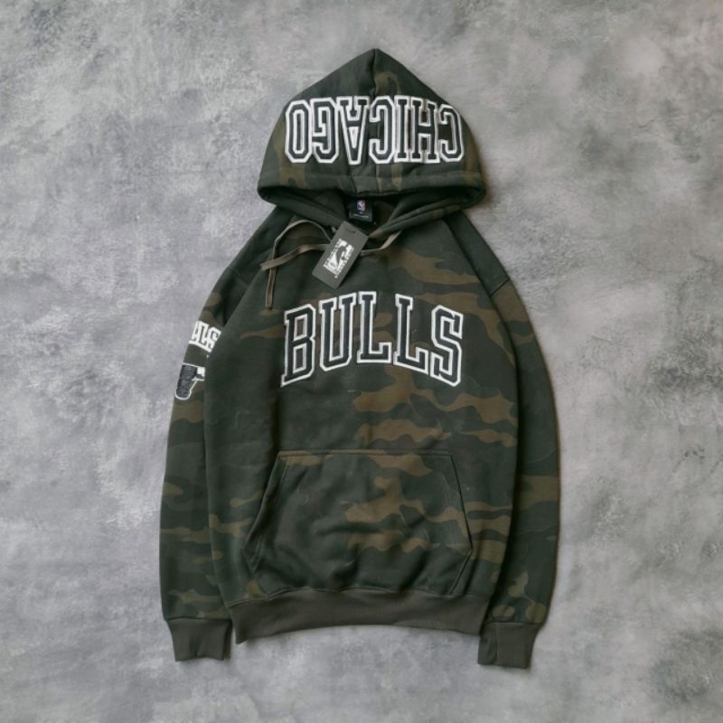 HOODIE JAKET SWEATER CHICAGO BULLS CAMO FULLTAG &amp; LABEL