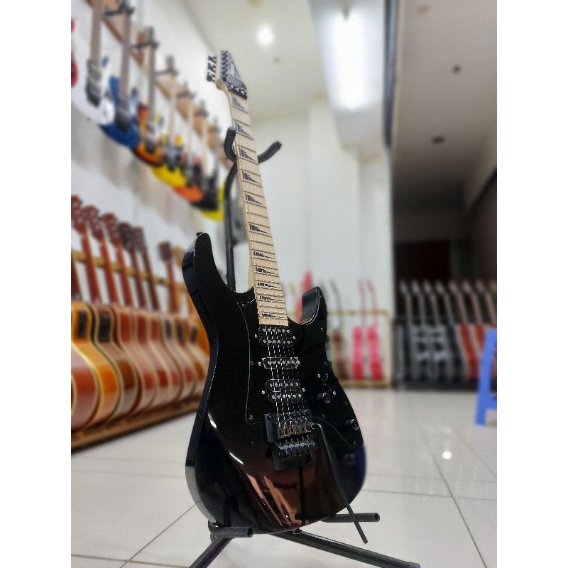 Gitar Ibanez RG350dx black updown elektrik listrik