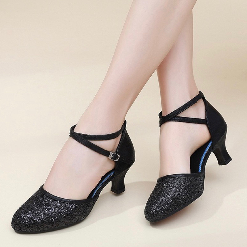 GENOVA - Sepatu Dansa Latin/Line Dance Heels 5,5CM