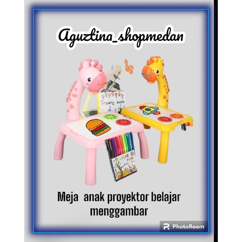 MEJA PROYEKTOR ANAK ART/MEJA MENJIPLAK GAMBAR KARAKTER ANAK/MEJA PROYEKTOR MEJA BELAJAR MENGGAMBAR  