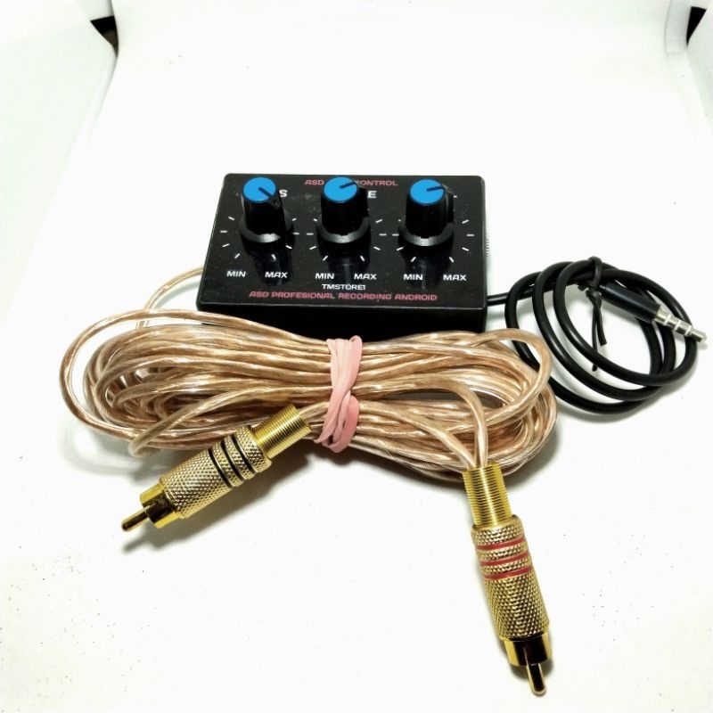 alat rekam dari mixer ke hp android set kabel input