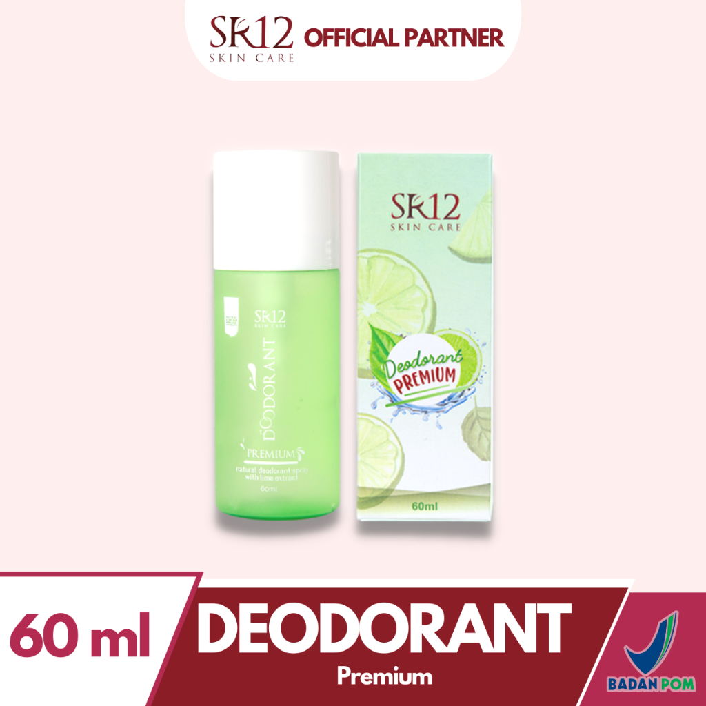 SR12 Deodorant Spray PREMIUM Ampuh Hilangkan Bau Badan Deo Spray Non Alkohol Aman Anak Dan Remaja SR12 Herbal Skincare