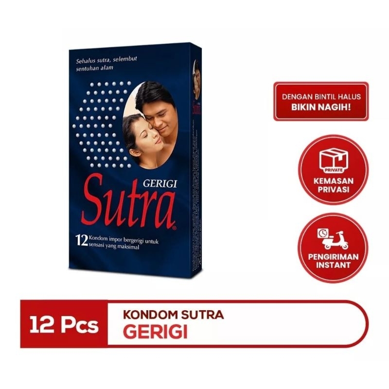 Sutra Gerigi isi 12 - Sutra Gerigi Bintil Bintil Kondom Import