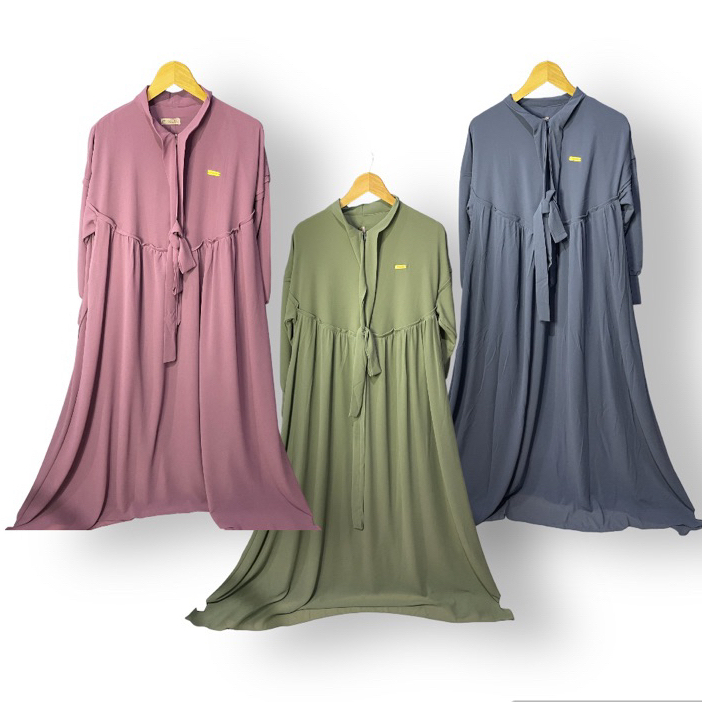 Gamis Muslim Ceruty babydoll Premium