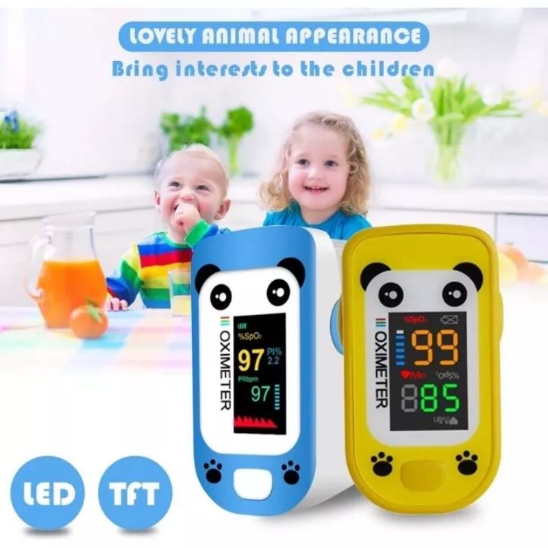 FINGERTIP PULSE OXIMETER DIGITAL OTOMATIS UNTUK BAYI BARU LAHIR DAN ANAK DIBAWAH 12TAHUN ALAT UKUR S
