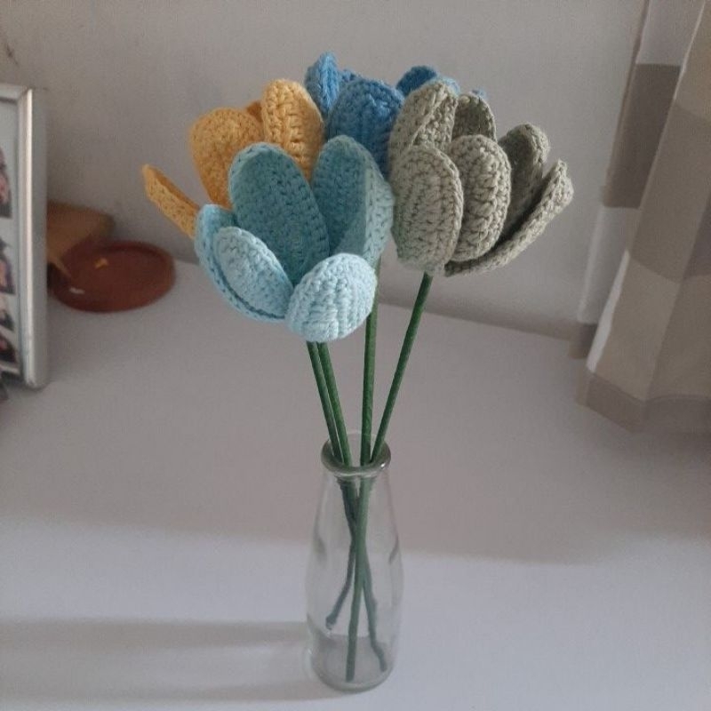 flower crochet tulip