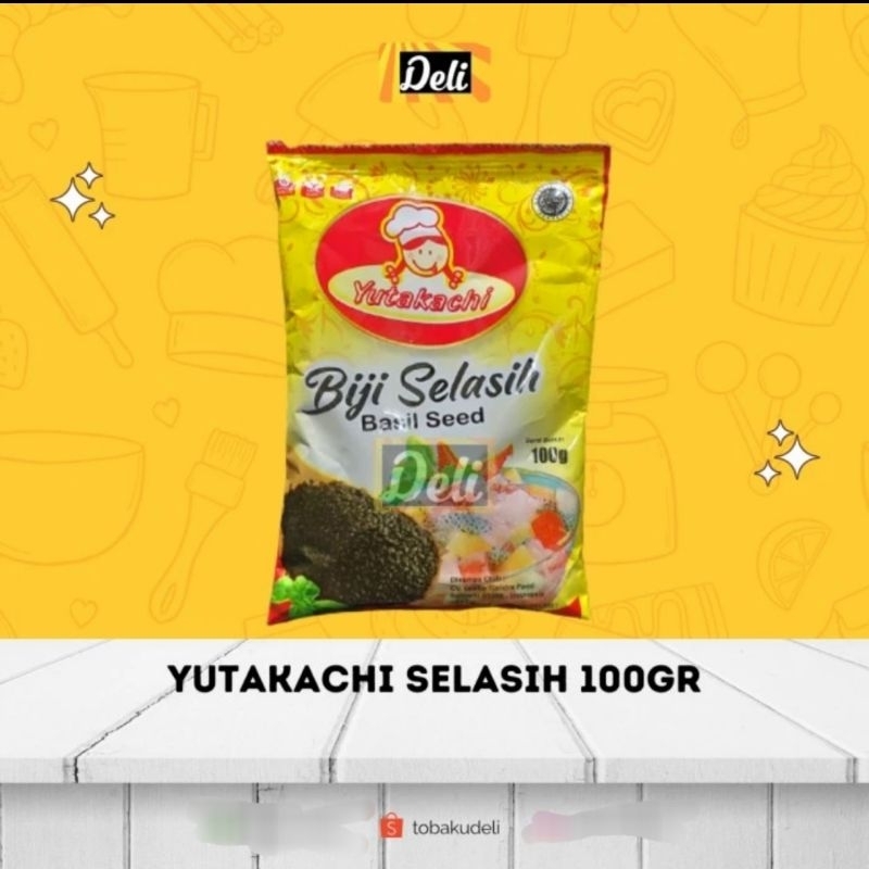 

Yutakachi Biji Selasih Telasih 100gr Sachet