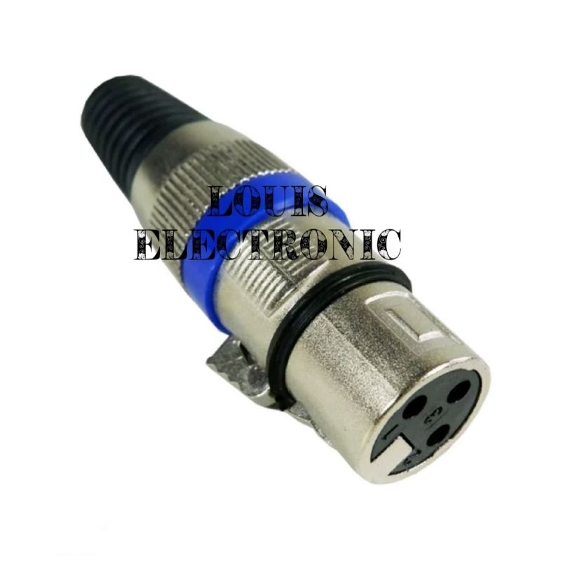 Jack Canon XLR Female Jeck Canon Betina CANARE Jek Jec XLR ( 1 Pcs )