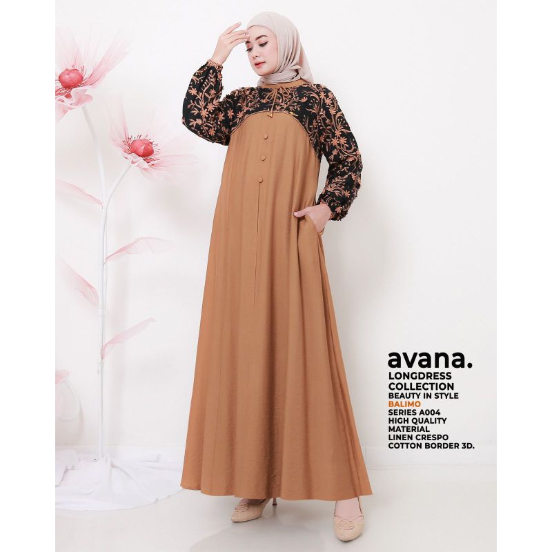 Gamis Dress Wanita Avana By Balimo