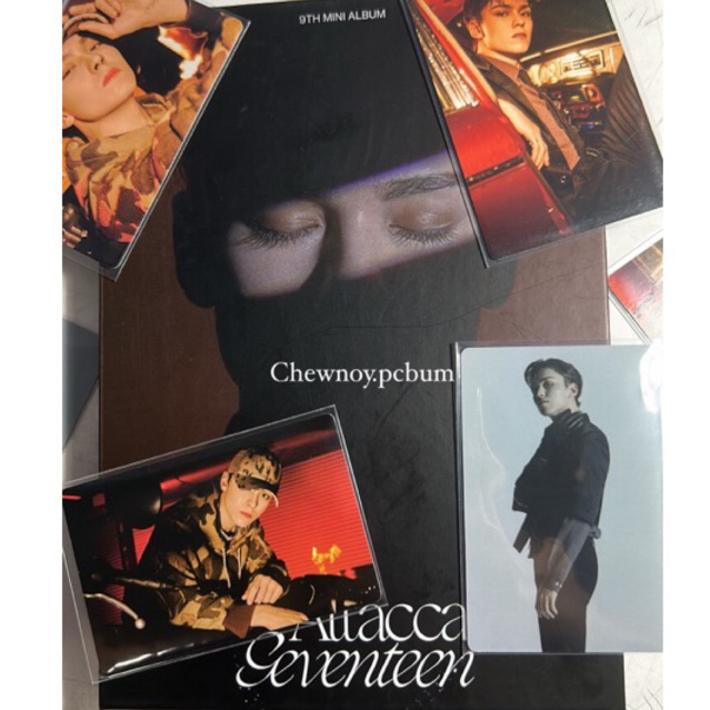 Ready Stock Official Photocard SEVENTEEN VERNON 9th Mini Album Attacca (Carat.ver)