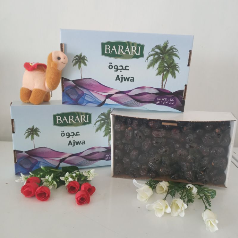 Kurma Barari Ajwa 1kg / Kurma Ajwa / Kurma Nabi / Kurma Barari