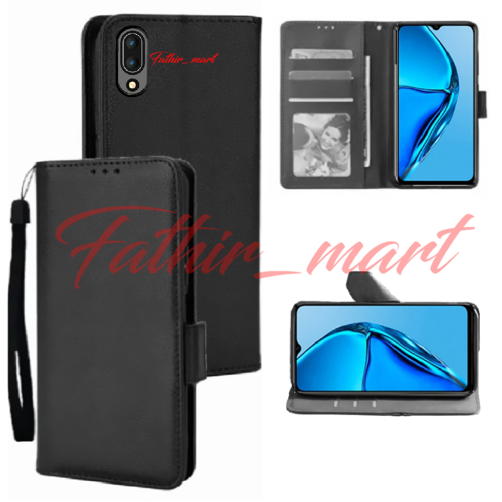 Case Dompet Hp Flip Cover Wallet SAMSUNG A01 Case Leather Flip case Cover Kulit Casing Dompet