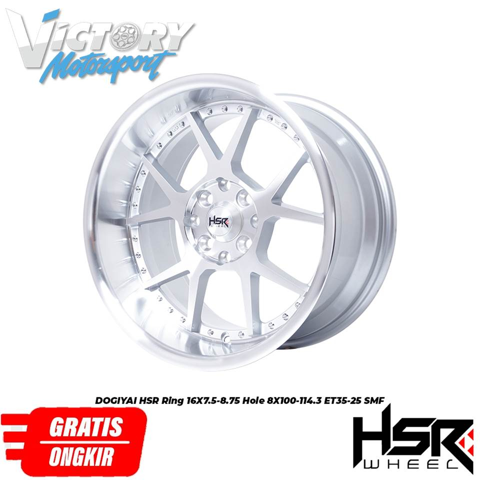 VELG CELONG RING 16 HSR DOGIYAI COCOK UNTUK MOBIL AVANZA,JAZZ,YARIS,BRIO DLL