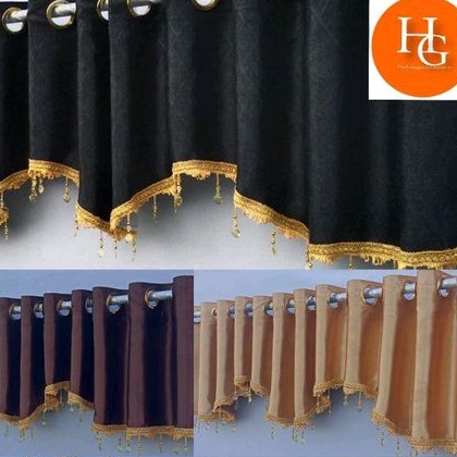 Gorden Poni Pintu Jendela Blackout Minimalis Import Lebar 140 Tinggi 50cm
