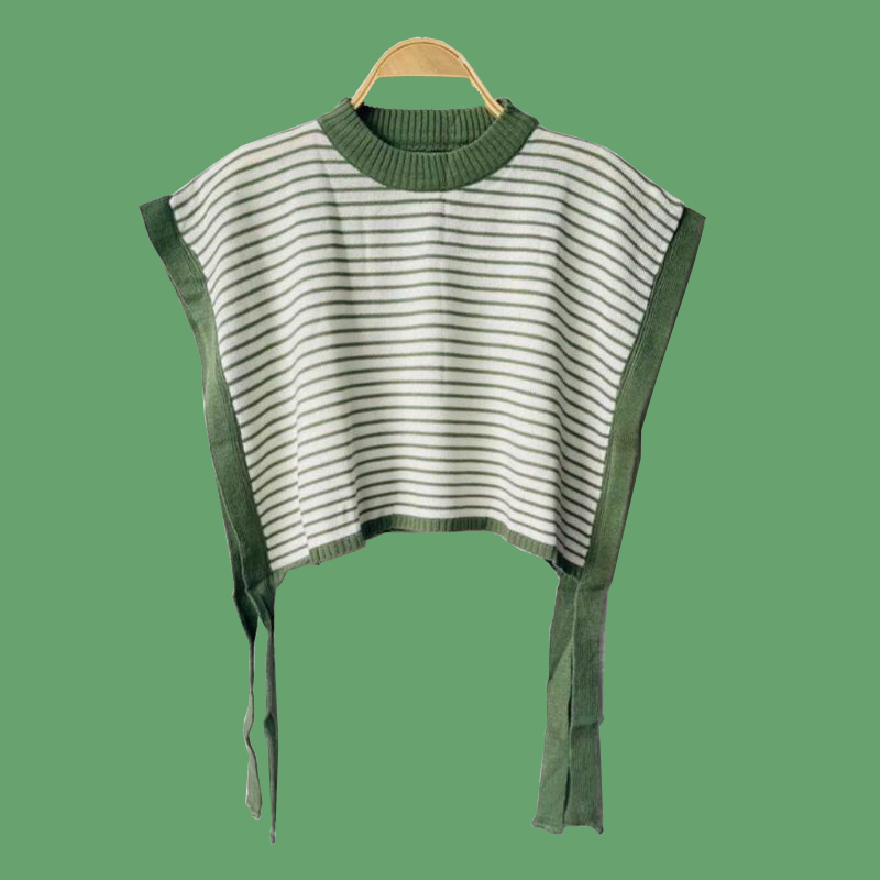 SweaterRajutCropWanita Strip#cropWanita#SweaterCropHitam,Hijau,Nila,Cream#AtasanWanitaPremium#