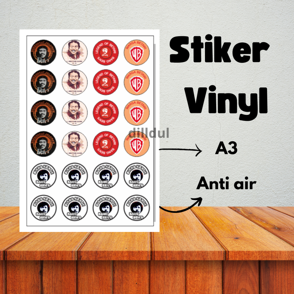 

CETAK STIKER VINYL+CUTTING, STIKER WATERPROOF, STIKER MAKANAN, STIKER ANTI AIR