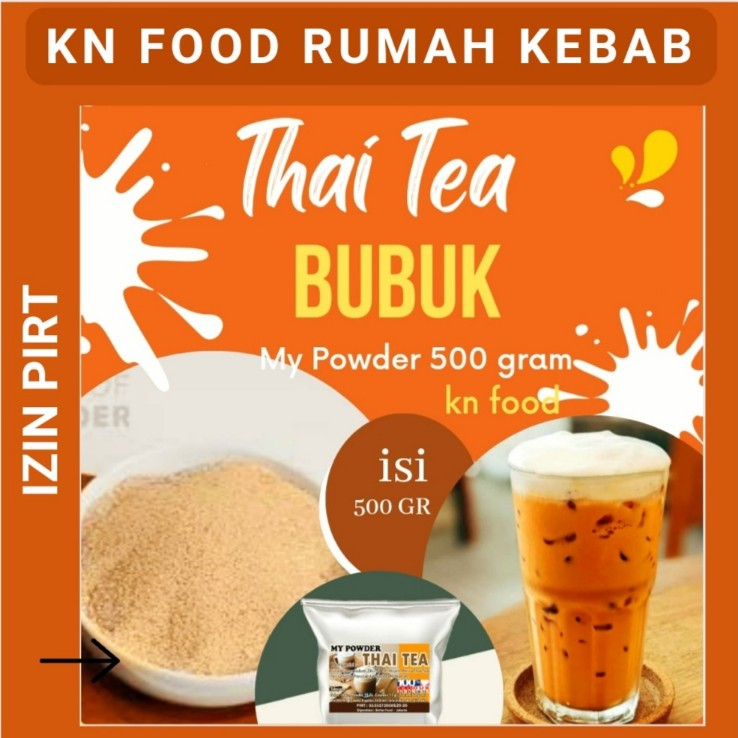 

Bubuk Minuman Bubble Drinks Thai Tea 500gr Rasa Thai Tea Bubble Drink