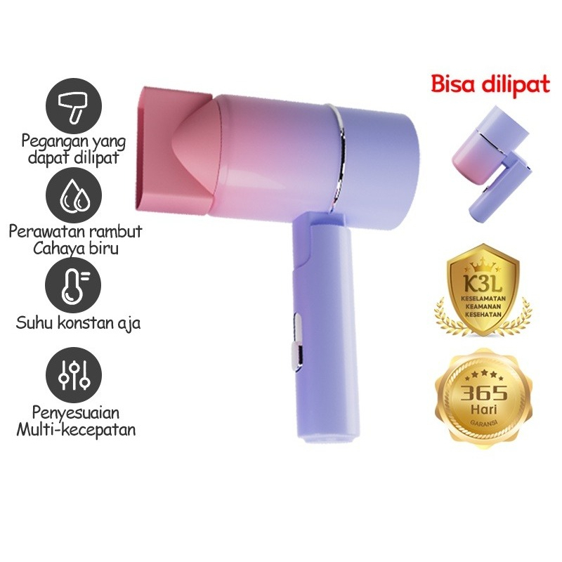 SHENAR , AIRY DRYER LARIS HAIR DRYER Hair LIPAT BERGAYA HAIR 750W  MULTI RANGE ADJUSTMENT HAIR DRYER KABEL LISTRIK 1.8 M PENGERING RAMBUT ALAT BERKUALITAR VIRAL UNIK MURAH - BISA COD