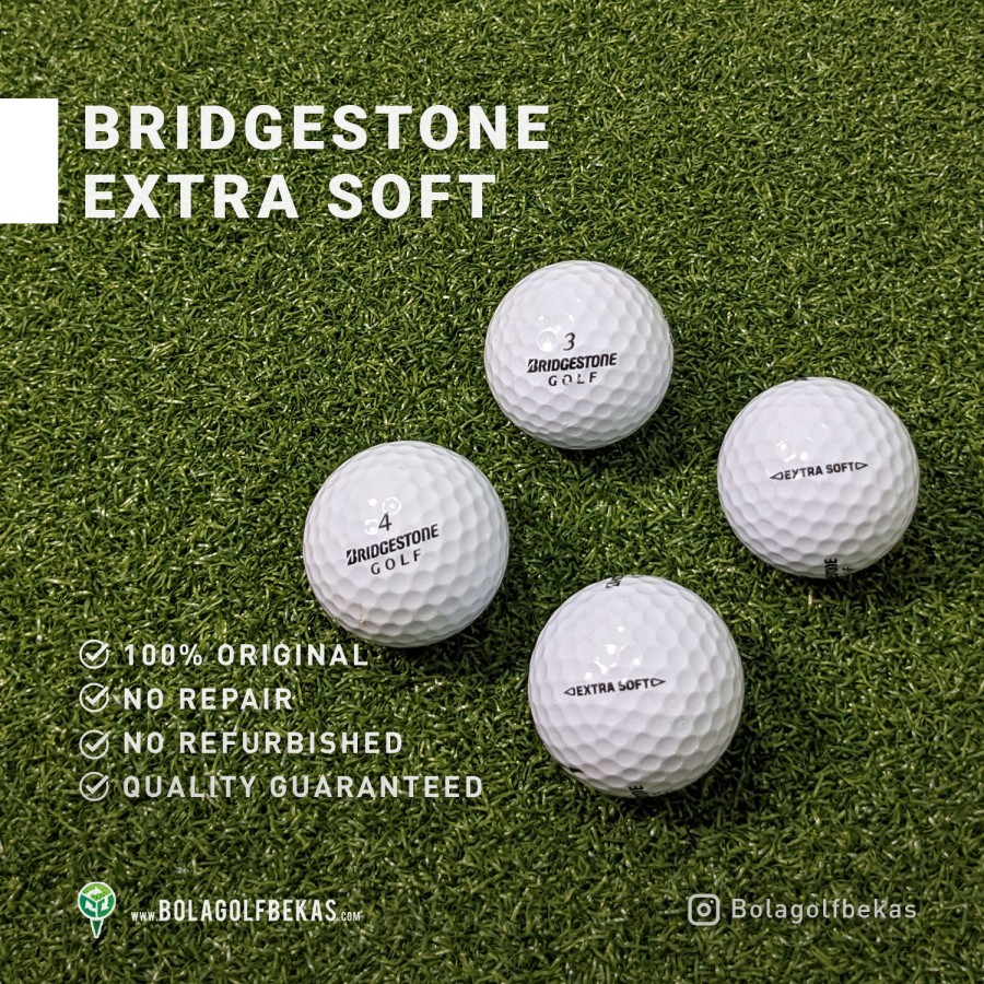 Bola golf bekas / second grade A terlaris - Bola Bridgestone Extra soft - grade A, original, no repa