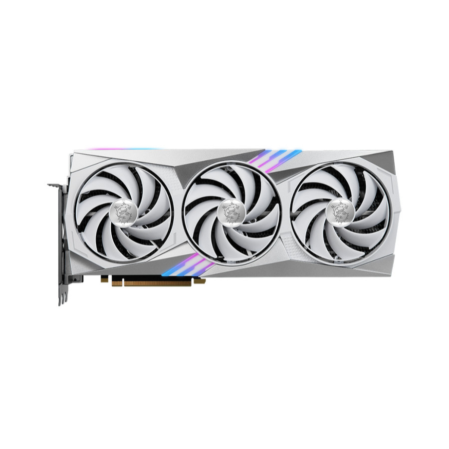 MSI GeForce RTX 4070 Ti 12GB GDDR6X - Gaming X TRIO 12G White