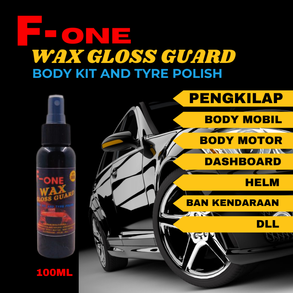 Paket Perawatan kendaraan pembersih interior - Penghitam permanen - Pengkilap Body Motor Mobil - Waterless Car wash paket perawatan kendaraan