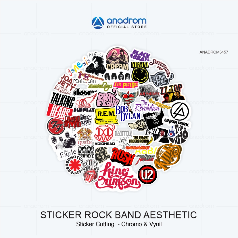 

Sticker Rock Band Aesthetic | Sticker Aesthetic | Anadrom 3457