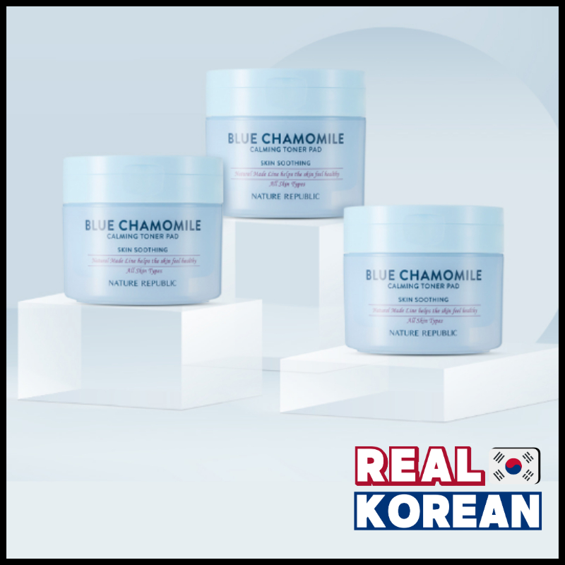 Nature Republic Natural Made Blue Chamomile Calming Toner Pad