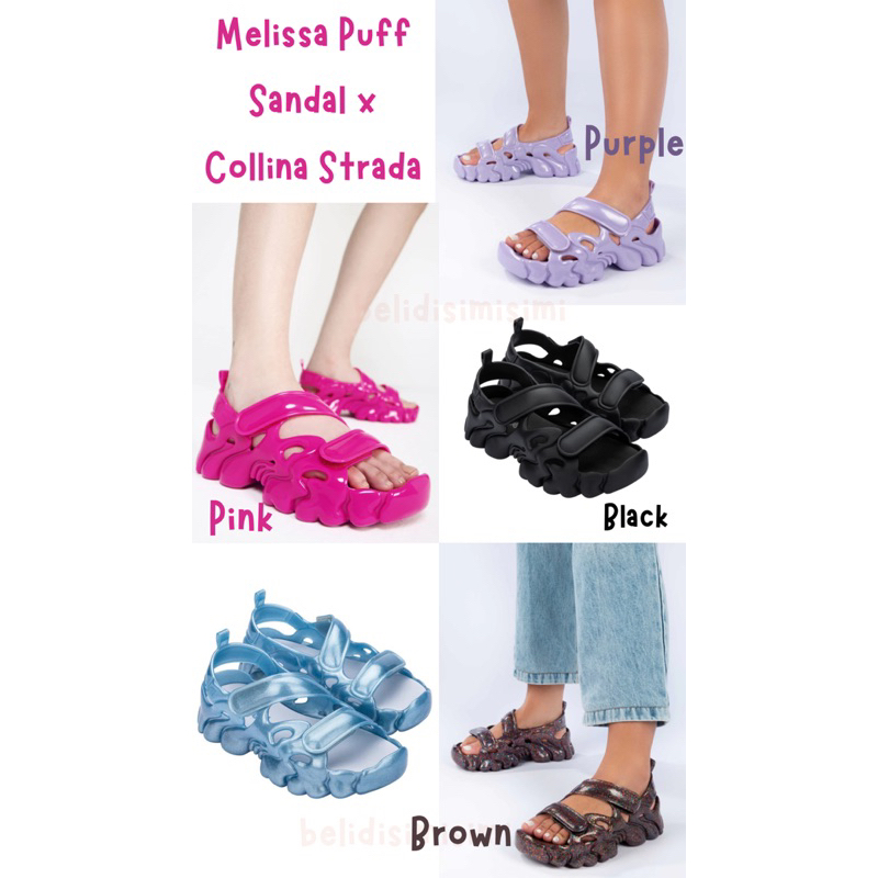 Melissa Sandal Puff Collina Strada