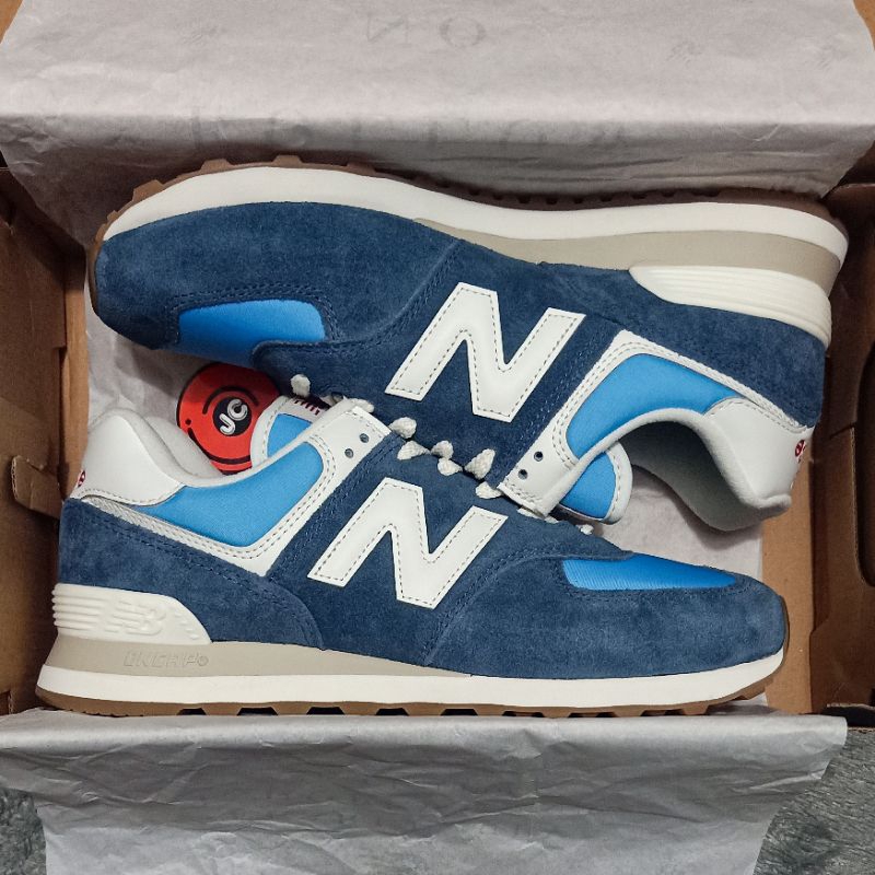 New Balance 574 Blue White Gum Original