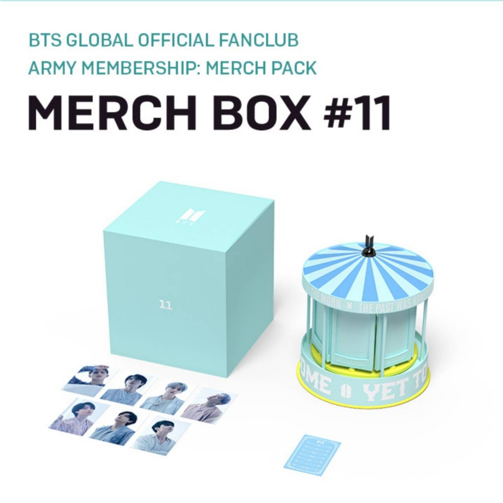 SHARING MERCH BOX 11 - BTS ARMY MEMBERSHIP - BTS MERCH BOX 11
