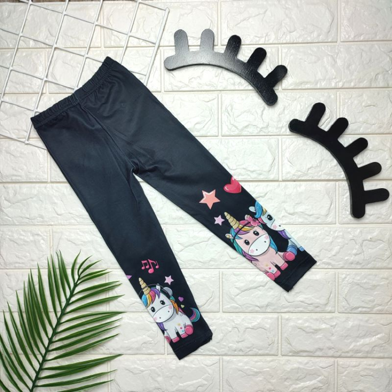 Legging Motif Printing Anak Perempuan Import 1-5 Tahun