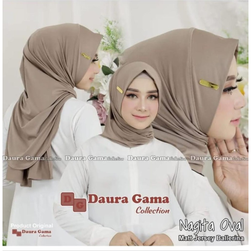 HIJAB NAGITA OVAL ORI DAURAGAMA HiJAB