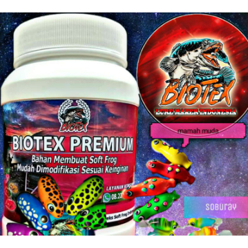 Biotex Premium Bahan Pembuat Soft Frog  900ml